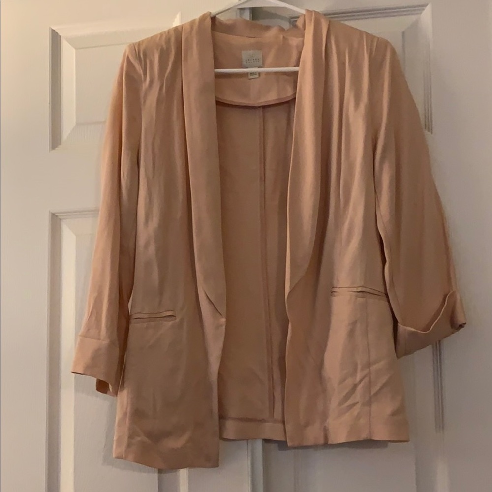 Lauren Conrad blush pink blazer